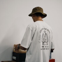 LR MADE20SS Japanese retro outdoor light theme print short tee pocket brand slogan short sleeve t-shirt