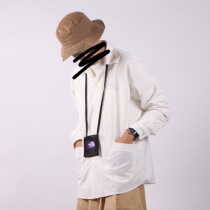 LR MADE 19AW Japanese casual simple pocket couple basic wild men and women National tide loose shirt