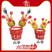It is dedicated to the incense stove red rice fighting Baitian moon Lady Xie Shenshen Flowers Wooden Flower Bucket Incense Burner