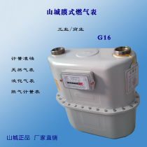 Shancheng steel shell gas meter G6 G10 G16 G25 G40 natural gas meter industrial membrane gas meter