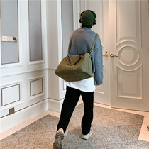 Xiao Zhan with FTM $Medium Large Capacity Canvas Non-readymade Bucket Bag Travel Hand bag Shoulder Bag