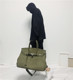 FTMSTUDIO designer army green canvas tote bag large-capacity non-readymade men and women the same paragraph FTMSTUDIO designer army green canvas tote bag large-capacity non-readymade men and women the same paragraph