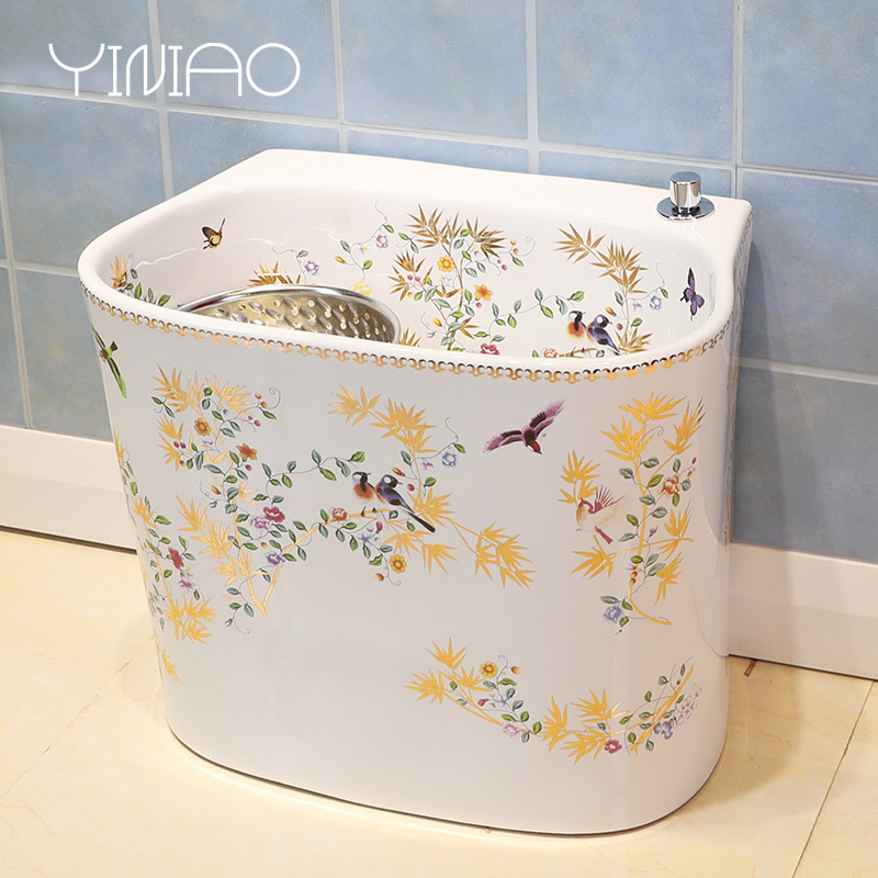 M letters birds ceramic mop pool balcony mop pool mop pool wash to mop floor mop basin bathroom large double drive