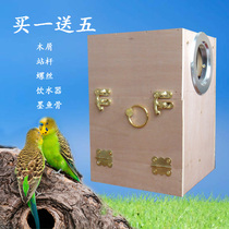 Tiger skin cloud spotted peony small parrot breeding box vertical breeding box vertical parrot breeding box