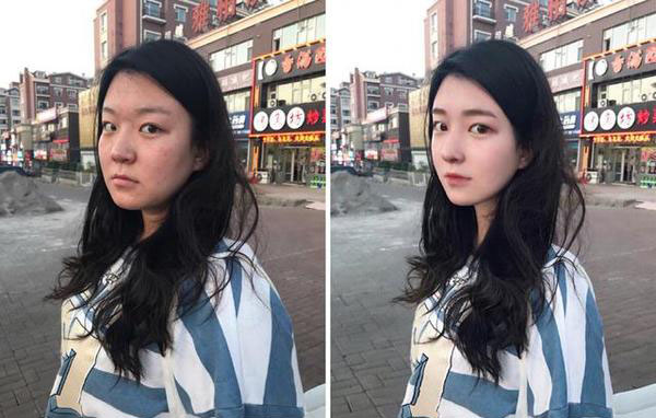 你还相信网红吗?p图前后对比惊人