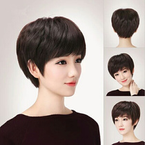 Short hair wig bobo head wig fashion black elegant 2020 popular sweet cute Net red hairstyle women