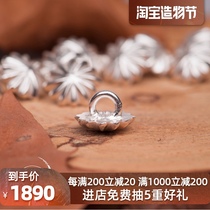 (Domestic spot)goros Apollo silver nail Takahashi Goro Silver chrysanthemum buckle cloth nail silver beads