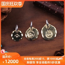 (Domestic spot) goros gold medal gold cake SML Takahashi woo bird brand necklace pendant