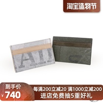 (Domestic stock) HUMBLE card holder card holder ancient military cloth clutch bag card clip wallet