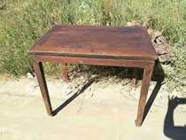 Antique old objects old furniture second-hand old furniture old desk half table old tea table club Teahouse decoration ornaments