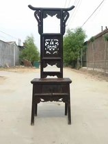 Ming and Qing old furniture old elm clothing hat shoes stool changing shoes stool solid wood old furniture folk nostalgia collection old objects