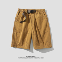 Legendary Paul's Worker Shorts Men Wearing Loose Loose Daytime Leisure Pants Beach Five Pents Outside the Summer Thin