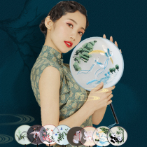 Double-sided embroidery Classical Suzhou specialty Retro cheongsam Hanfu accessories Dance ancient style New Chinese style exquisite group fan