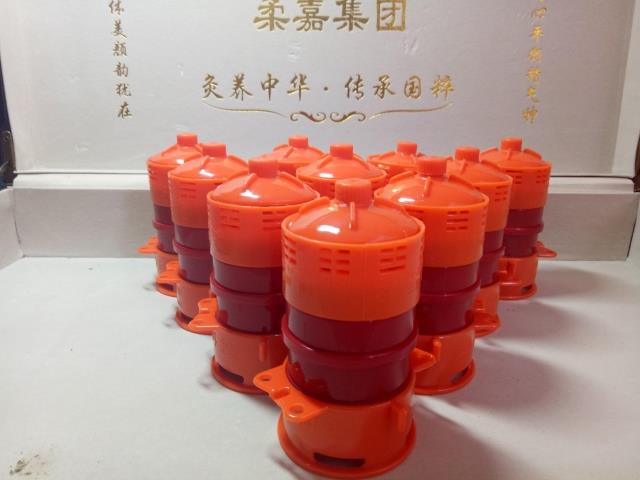 柔嘉正品灸安康艾灸罐艾柱 专利艾灸器具随身灸盒不锈钢2个包邮_7折