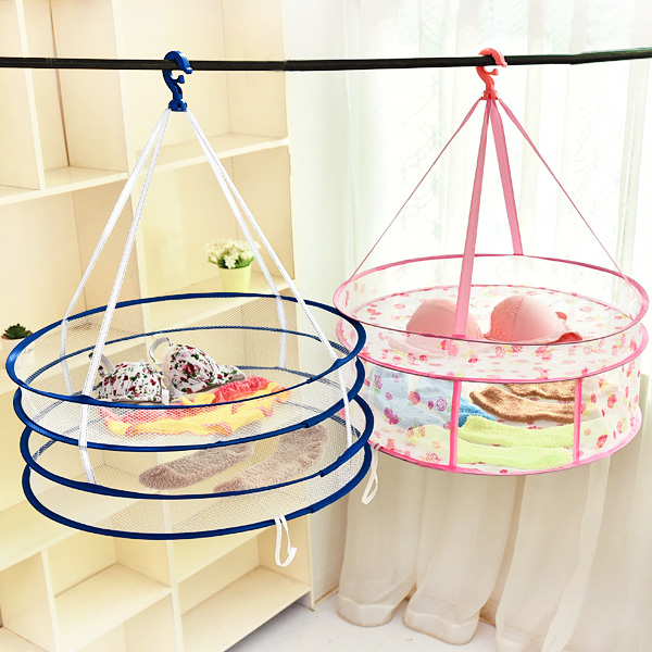 Clothes basket Home drying net drying sweater net pocket cool clothes socks artifact tile special drying rack drying net