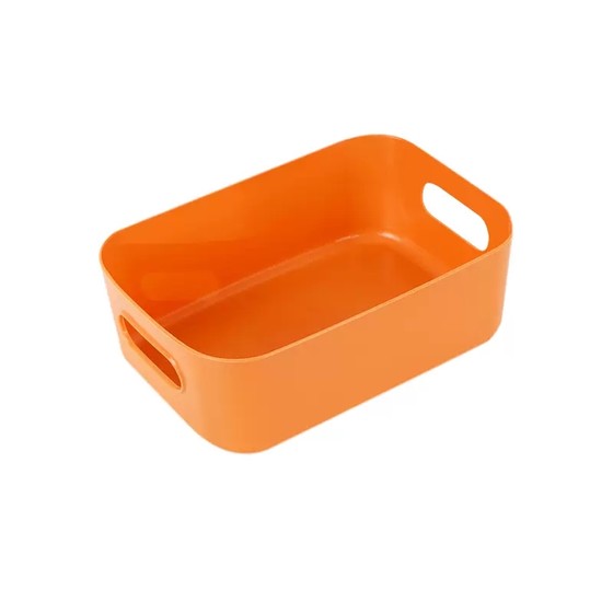 Desktop storage box cosmetics sundries snack storage basket kitchen finishing box household drawer plastic storage box Desktop storage box cosmetics sundries snack storage basket kitchen finishing box household drawer plastic storage box