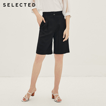 SELECTED Clyde New Folds commuting fashion loose thicker pants shorts female S)4202SH512