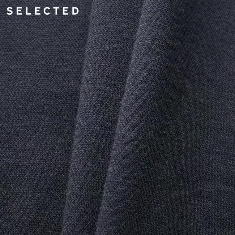 秋季新品SELECTED思莱德时尚渐变图案修身男士Polo衫F|415306009