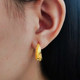 Genuine gold earrings 999 pure gold female models 24k pure gold mother-in-law elderly jewelry earrings new Genuine gold earrings 999 pure gold female models 24k pure gold mother-in-law elderly jewelry earrings new