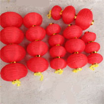 A series of great red lanterns outdoor lantern string hangings to adorn the New Years New Years New Years New Year festive decorations arrangement Supplies
