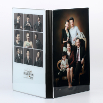 Double-sided Crystal photo album making wedding photo photo studio baby children photo album design platinum wedding photo customization