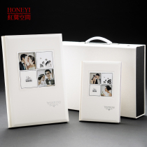 Wedding photo finishing album production album Wedding custom flushing custom photo studio high-end album Rhinestone paint album