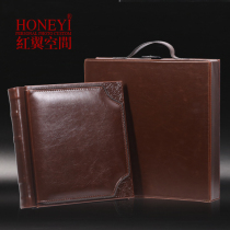 Classic leather wedding photo album family photo album photo album production photo studio wedding photo custom suitable for collection and send suitcase