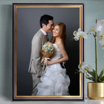 Wedding photo frame hanging wall simple photo studio wedding photo studio wedding photo zoom in customized family photo 24-48 inch