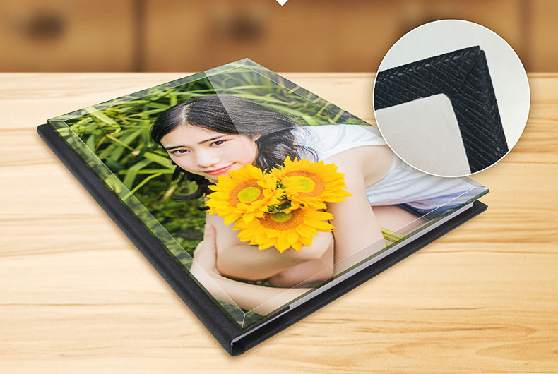 7-18寸水晶相册制作婚纱照影楼相册定制儿童宝宝照片书毕业纪念册