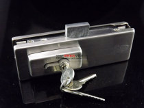Crown glass lock clip ground lock spring door lock frameless glass door lock