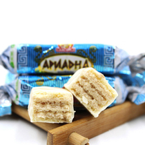 Russia imported Slavic yogurt sugar Yogurt fresh milk Wafer candy 500g independent package