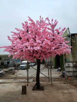 Simulation cherry blossom Fake peach tree Large plant simulation cherry blossom tree Simulation flower picking tree Wishing tree peach blossom living room placement