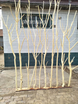 Natural dry branches dry branches art dead branches dead wood trunk peeled branches natural tree shape partition decorative hanger