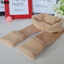 Spring autumn and winter children's skin tone leggings plus velvet medium-thick girls pantyhose brushed baby white dance pants socks