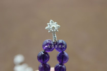 925 sterling silver beads counter chanting Buddha counting card Hollow Small wheel for 6-9 rosary beads
