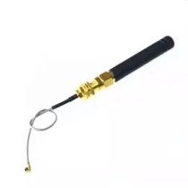 Rubber rod antenna straight head + adapter line can be equipped with sim800L sim800c 900a and other modules