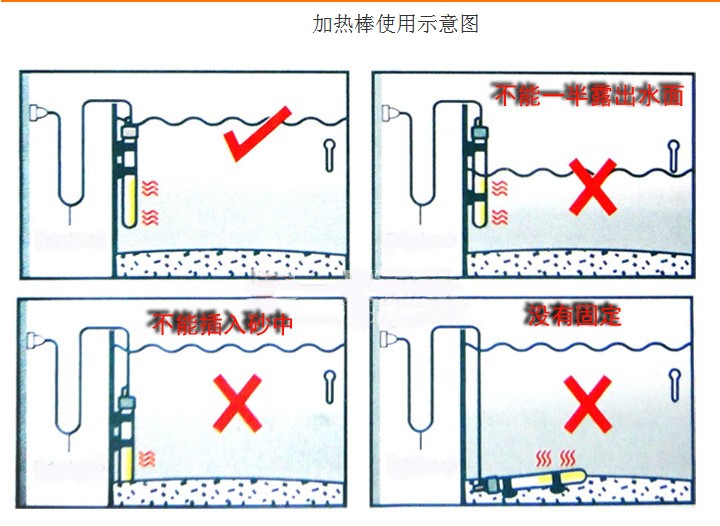 西龙加热棒怎么用图解图片