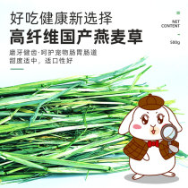 Cattle pet oat grass 500g domestic dried oatgrass Hay rabbit Dutch pig chinchownorchina grass section green oat grass
