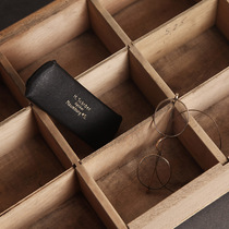 German 30s bronze frame round glasses vintage vintage art flower mirror Atlantic collection