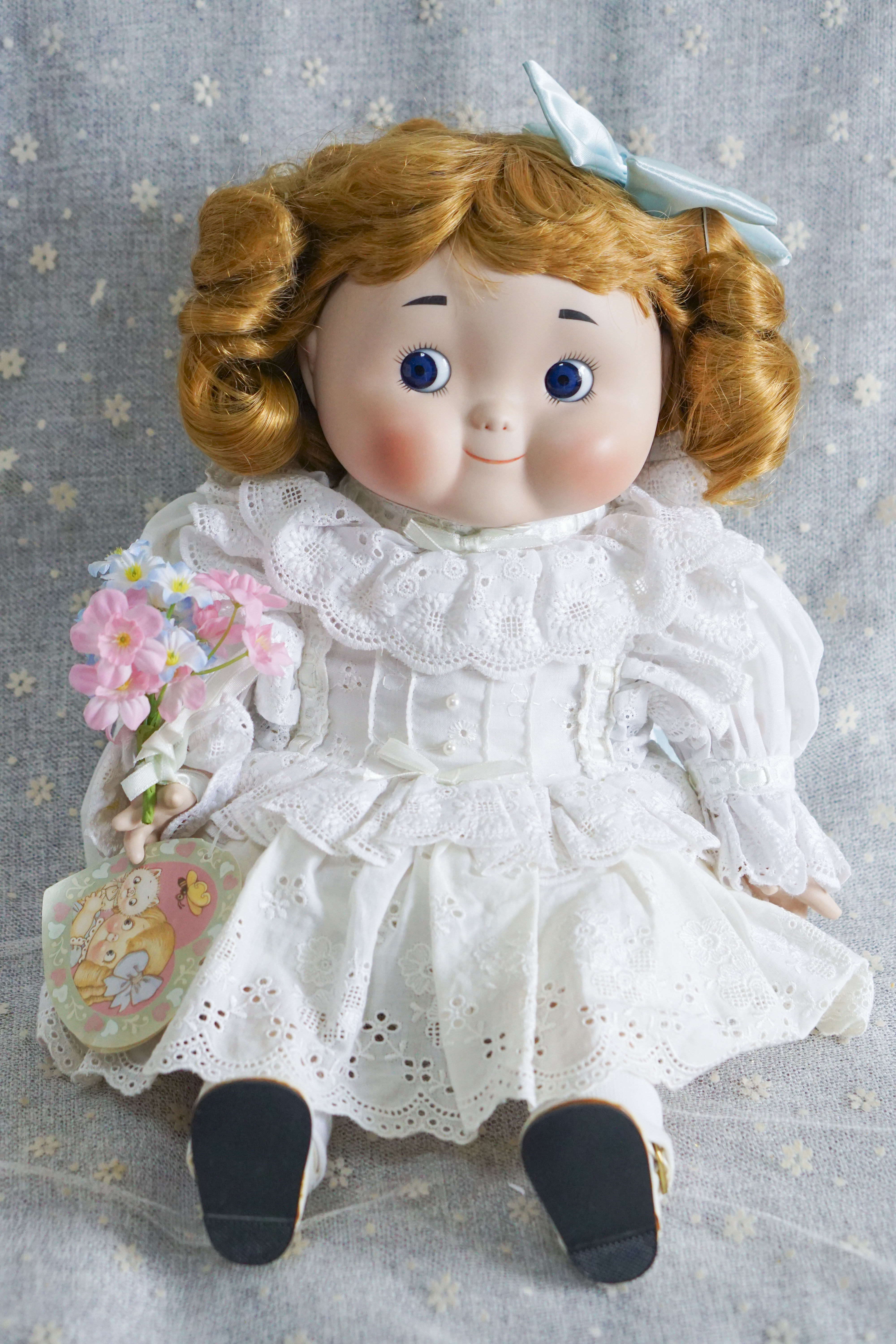 古董娃娃多莉dolly dingle番茄汤瓷音乐娃娃限量1500