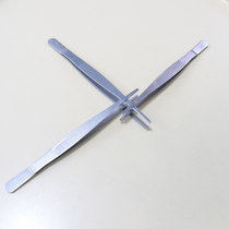 (Secotton is very practical) Manual DIY accessories Stainless Steel Tweezers Round Head With Teeth Dressing Non-slip Tweezers