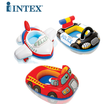 INTEX girl car plane baby swimming ring child sitting ring boy baby seat 2 2 3 years old 6 months