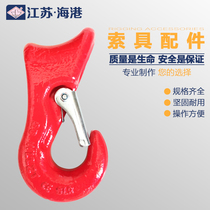 Slide the eye hook wan kong gou slip eye hook wire rope slip hook wire rope crossing safety slip hook 1 6T-5T