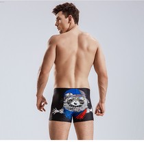 Mens Flat Corner Swimming Pants Sports Shorts Beach Pants Fashion Trends Comfort Speed Dry Spa Pants Men