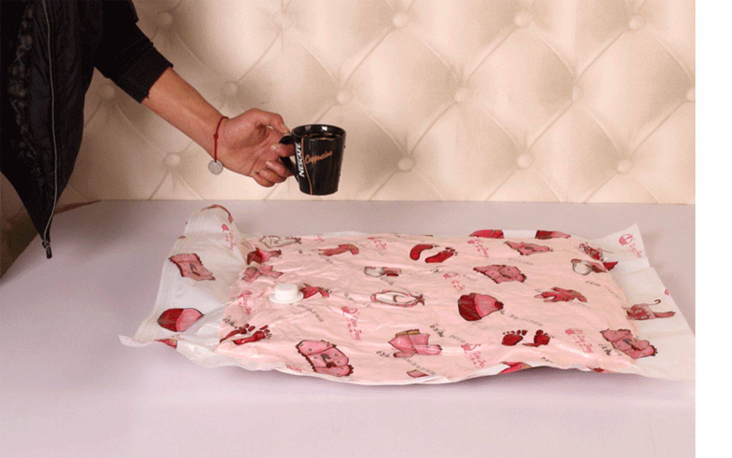 10丝加厚真空压缩袋送电泵特大中小号抽气厚棉被子衣物收纳袋