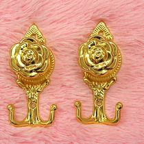 Cloth new European adhesive hook clip accessories strap tassel curtain stainless steel hanging ball accessories hook curtain buckle