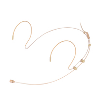 Stage performance Three-four-pin wireless skin colour head-mounted host transmitter microphone double hanging ear microphone