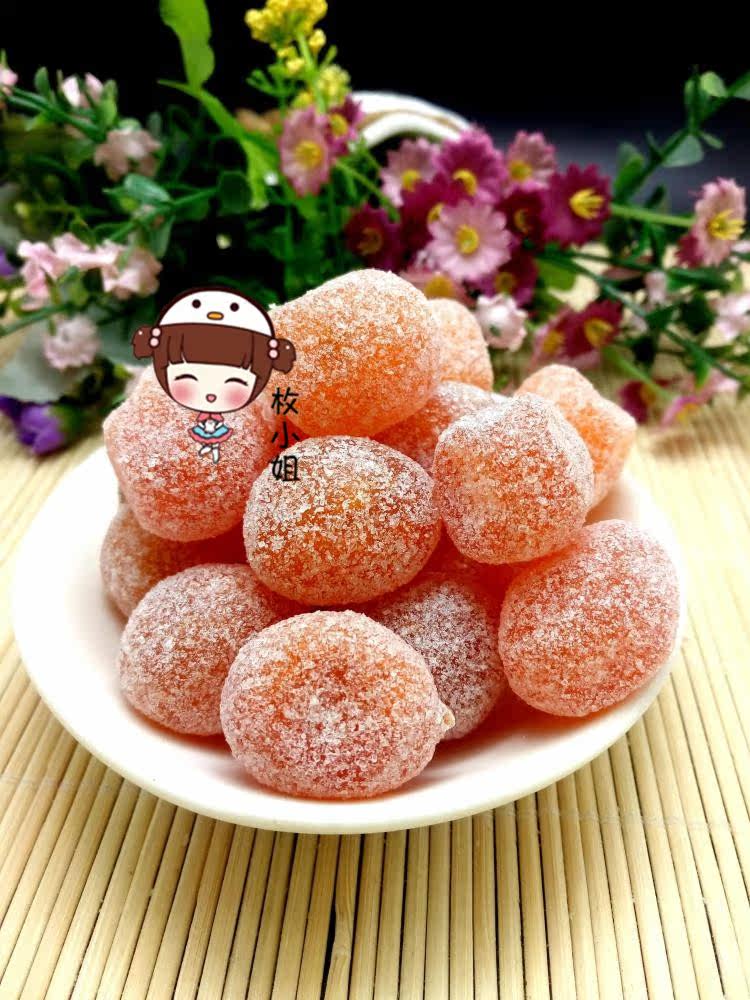 冰糖金桔干500g包邮金橘干小金桔糖干果脯蜜饯特产小零食冰糖金桔