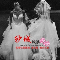 Photo studio theme wedding dress costume location shooting dress couple Photo Photo Photo street photo shoot Pengpeng white gauze
