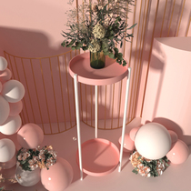 Flower rack storage rack interior decoration living room simple modern floor-to-floor multi-layer balcony Green rose meat iron flower shelf